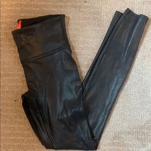 Faux Leather spanx leggings